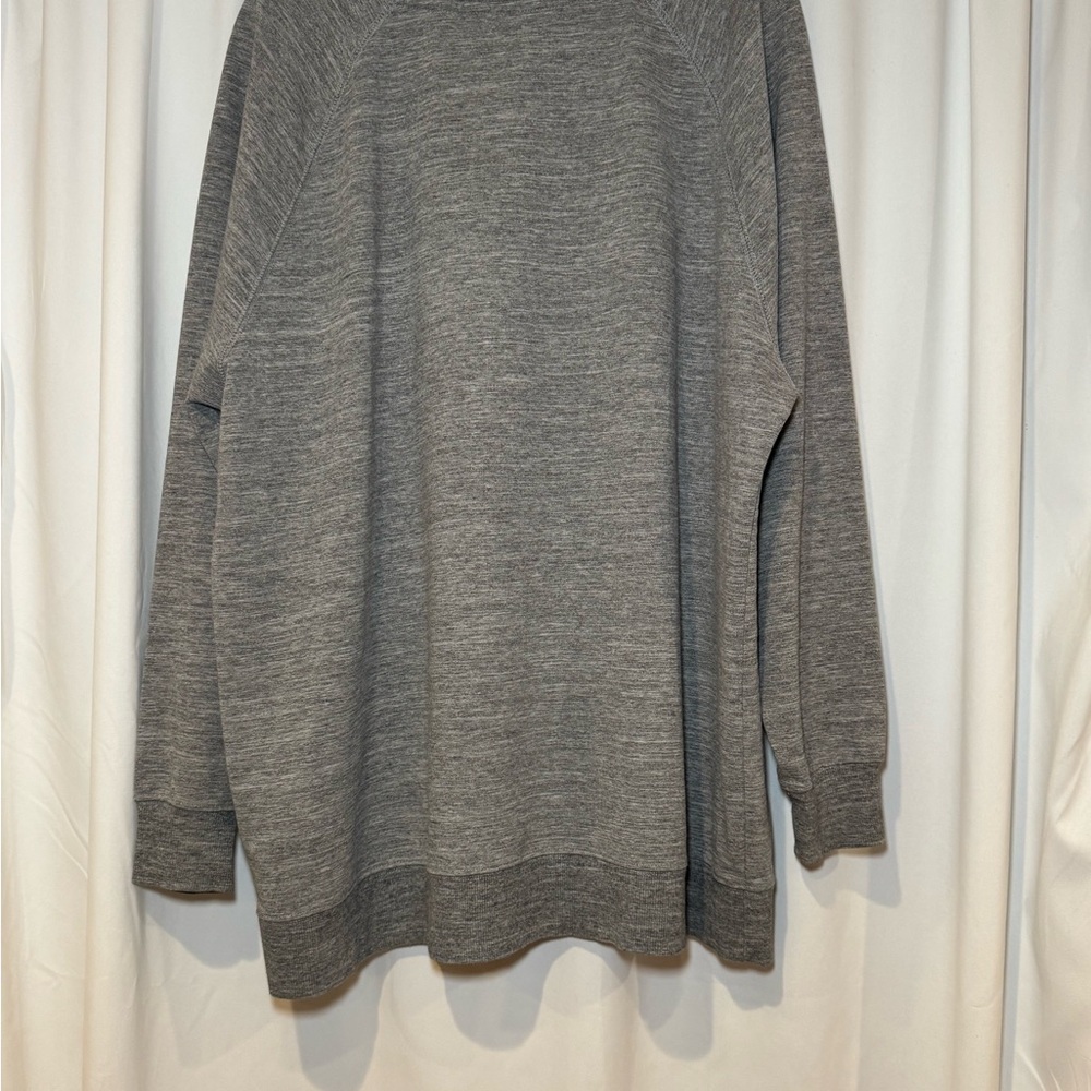 Wildfox Heather Gray Oversized Crewneck Sweatshirt Pour Favor Graphic - Picture 7 of 8